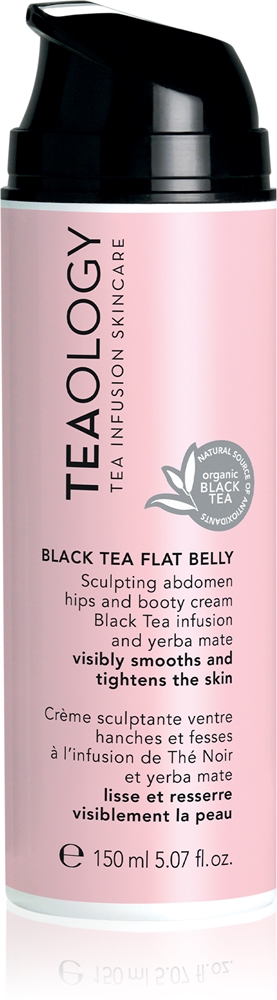 Крем для тела Teaology Body Black Tea Flat Belly Cream моделирующий, против целлюлита, 150 мл