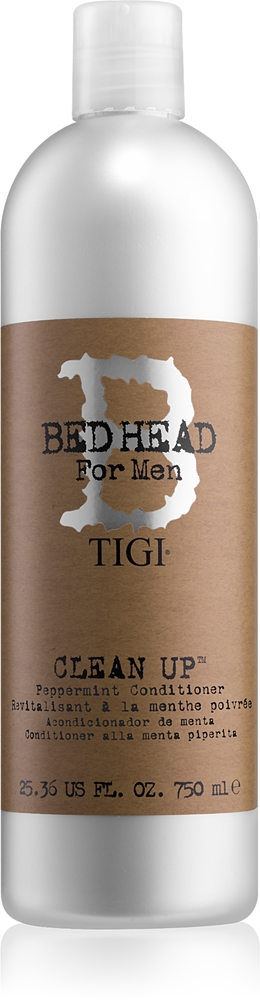 Кондиционер для волос TIGI Bed Head B for Men Clean Up мужской, с ментолом, 750 мл