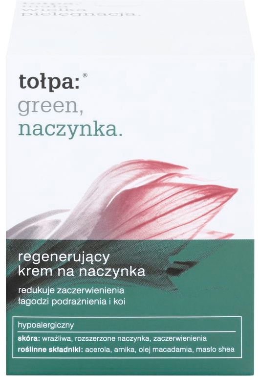 Tołpa Green Capillary - Крем для лица Tolpa Green Capillary против покраснений и купероза, с маслом макадамии, 50 мл, 50 мл — фото 3