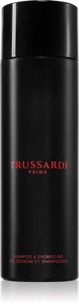 Гель для душа и шампунь 2в1 Trussardi Primo Shampoo Shower Gel, мужской, для тела и волос, 200 мл