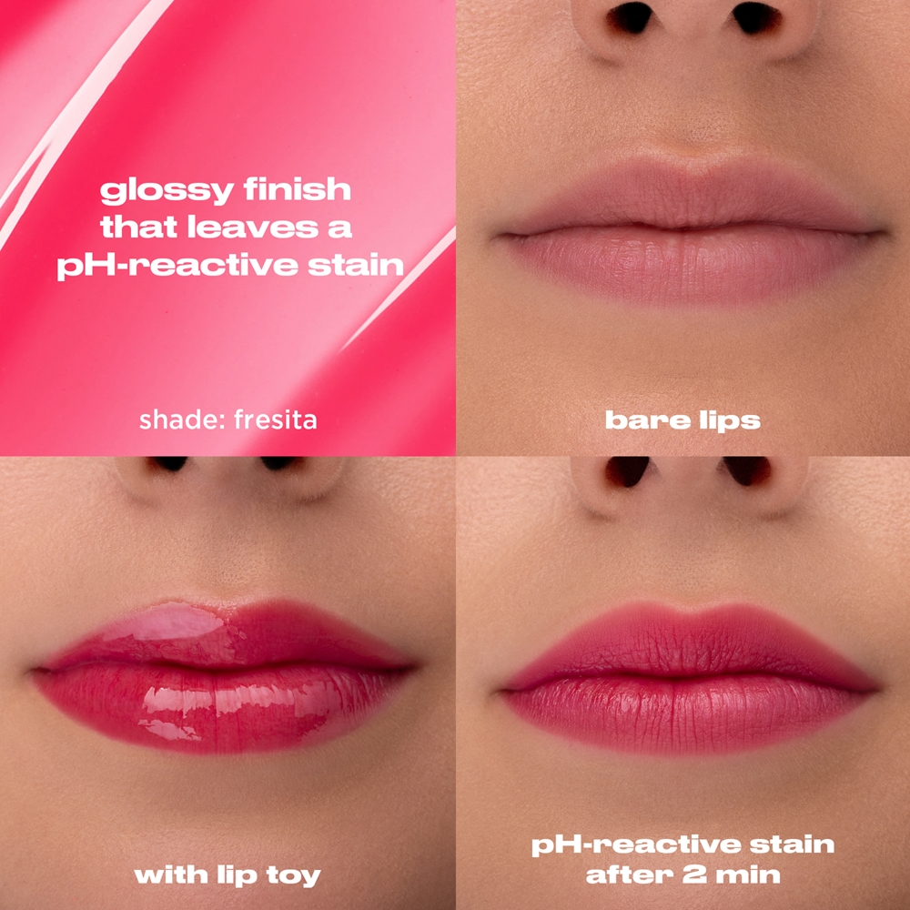 Масло для губ Urban Decay Lip Toy тонирующее, реагирующее на pH, с сиянием, 12 мл, оттенок Fresita — фото 7