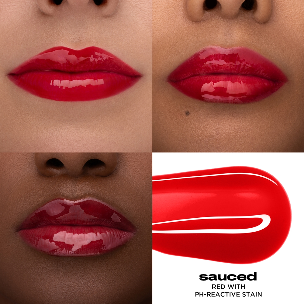 Масло для губ Urban Decay Lip Toy тонирующее, реагирующее на pH, с сиянием, 12 мл, оттенок Sauced — фото 2