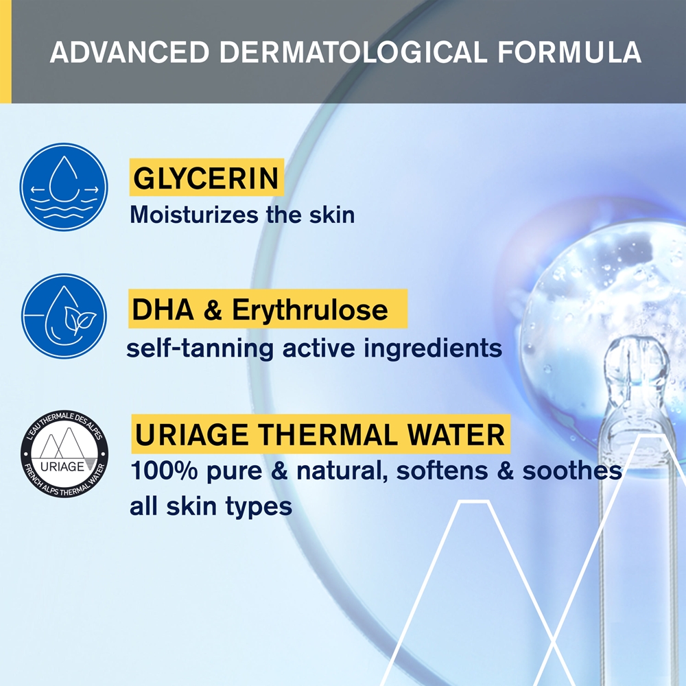 Спрей-автозагар Uriage Bariesun Thermal Mist Self-Tanning для лица и тела, 100 мл — фото 4