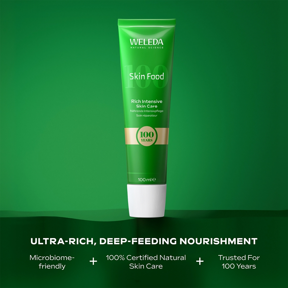 Набор косметики Weleda Skin Food Make-up Favourites кремы, сыворотки и бальзам для губ, подарочный — фото 4