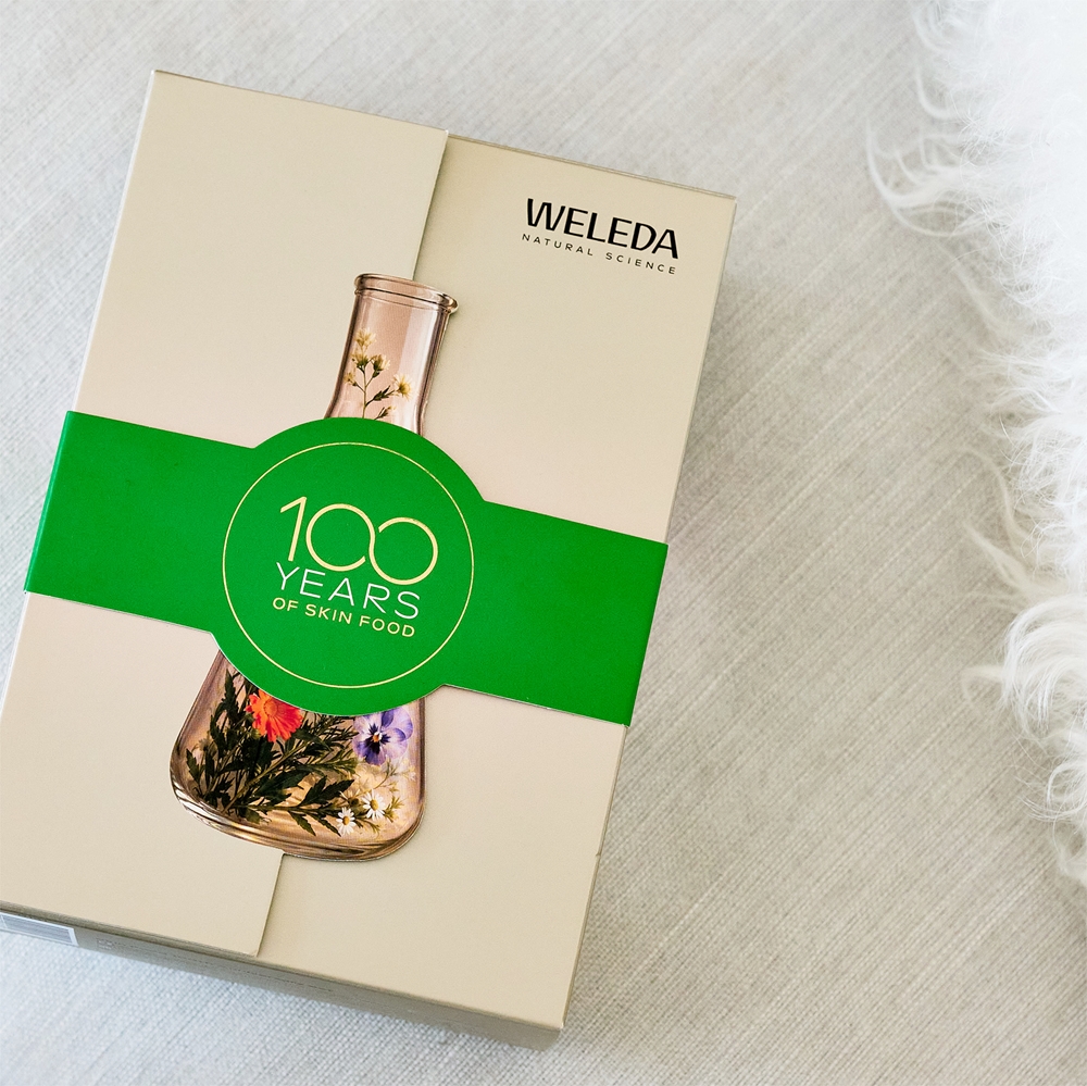 Набор косметики Weleda Skin Food 100 Years кремы, сыворотка и бальзам для губ, подарочный — фото 7