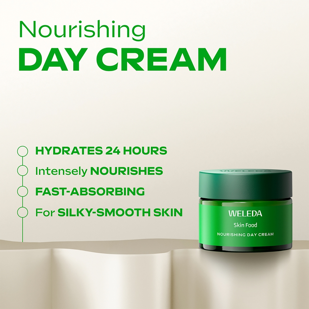 Набор для ухода за лицом Weleda Skin Food Face Care Ritual, кремы, сыворотка и очищающий бальзам — фото 5