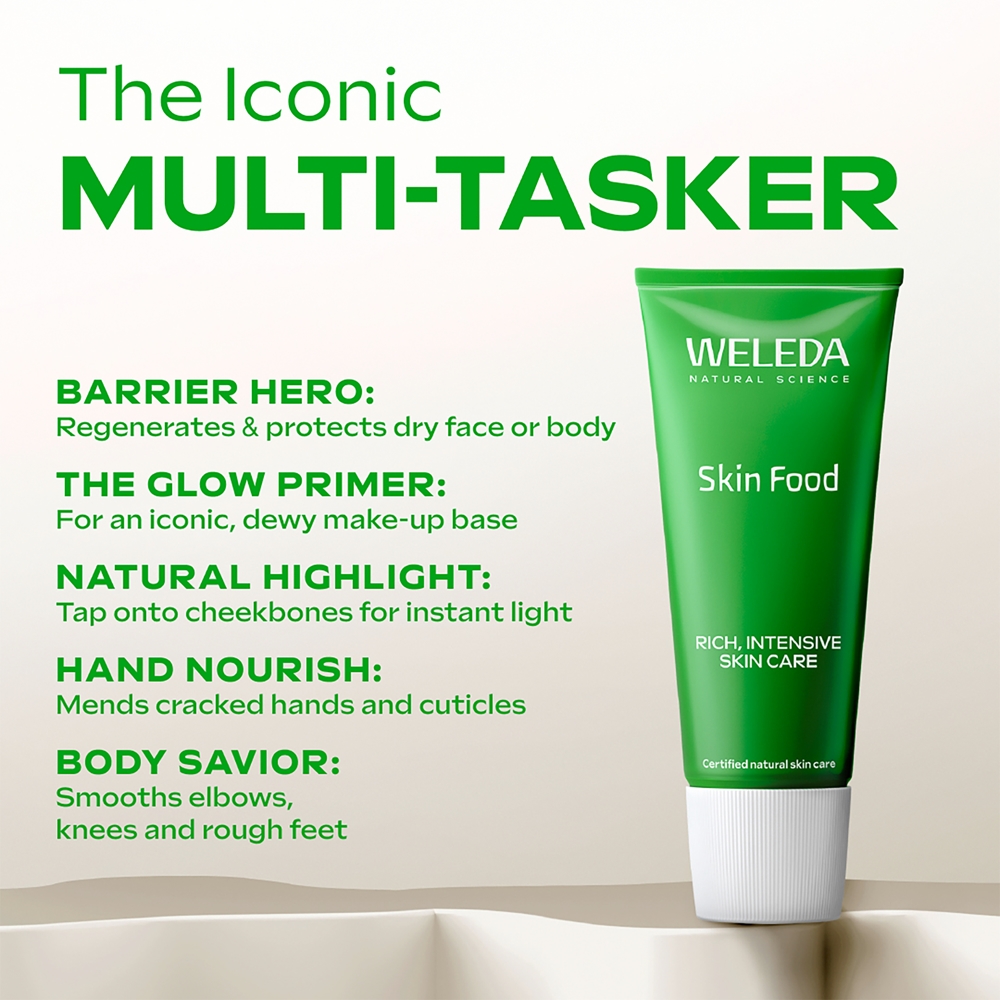 Набор для ухода за лицом Weleda Skin Food Face Care Ritual, кремы, сыворотка и очищающий бальзам — фото 7