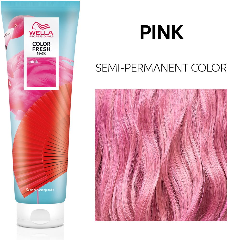Оттеночная маска для волос Wella Professionals Color Fresh красная, для домашнего окрашивания, 150 мл, оттенок Pink — фото 2