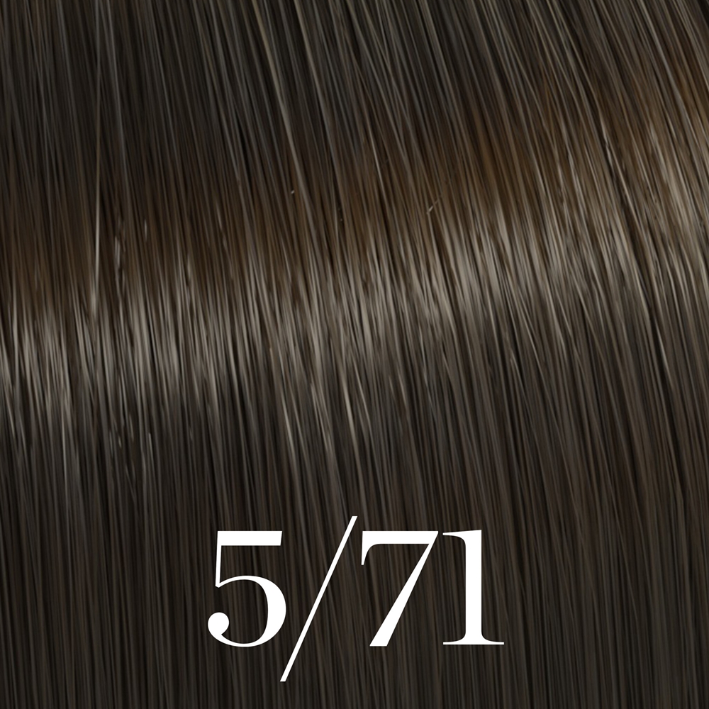Полуперманентная краска для волос Wella Professionals Color Touch Deep Browns коричневая, с покрытием седины, 60 мл, оттенок 5/71 f — фото 2