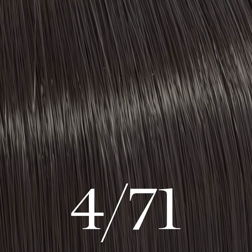 Полуперманентная краска для волос Wella Professionals Color Touch Deep Browns коричневая, с покрытием седины, 60 мл, оттенок 4/71 — фото 2