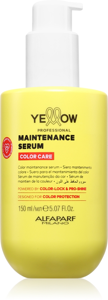 Сыворотка для волос Yellow Professional Color Care Mainteance Serum для окрашенных волос, термозащита и блеск, 150 мл
