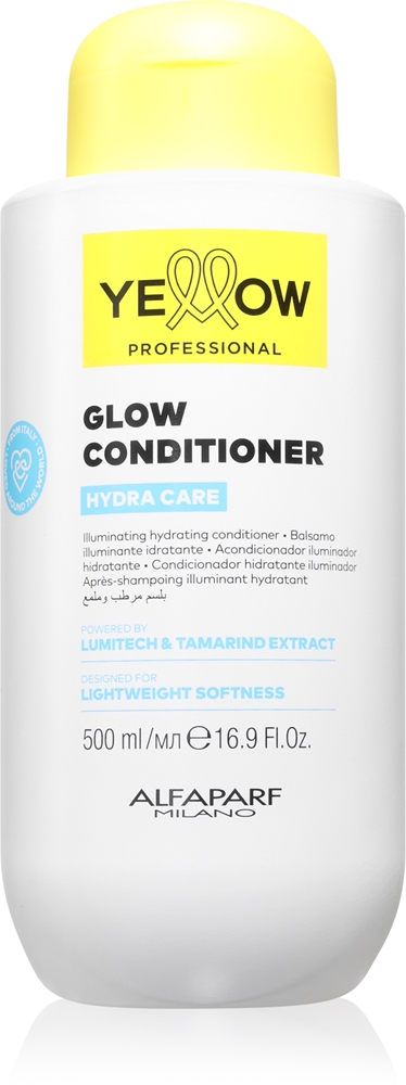 Кондиционер для волос Yellow Professional Hydra Care Glow Conditioner увлажняющий, для блеска, 500 мл