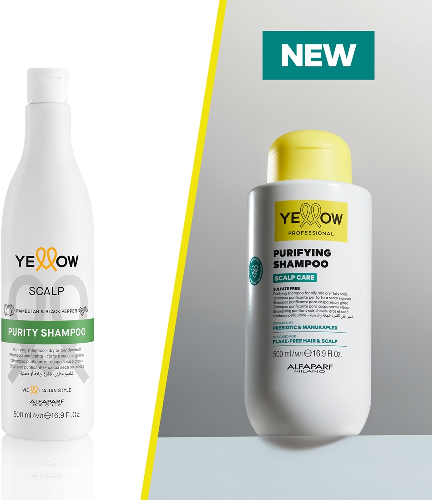 Шампунь против перхоти Yellow Professional Scalp Care Purifying Shampoo очищающий, 500 мл — фото 2
