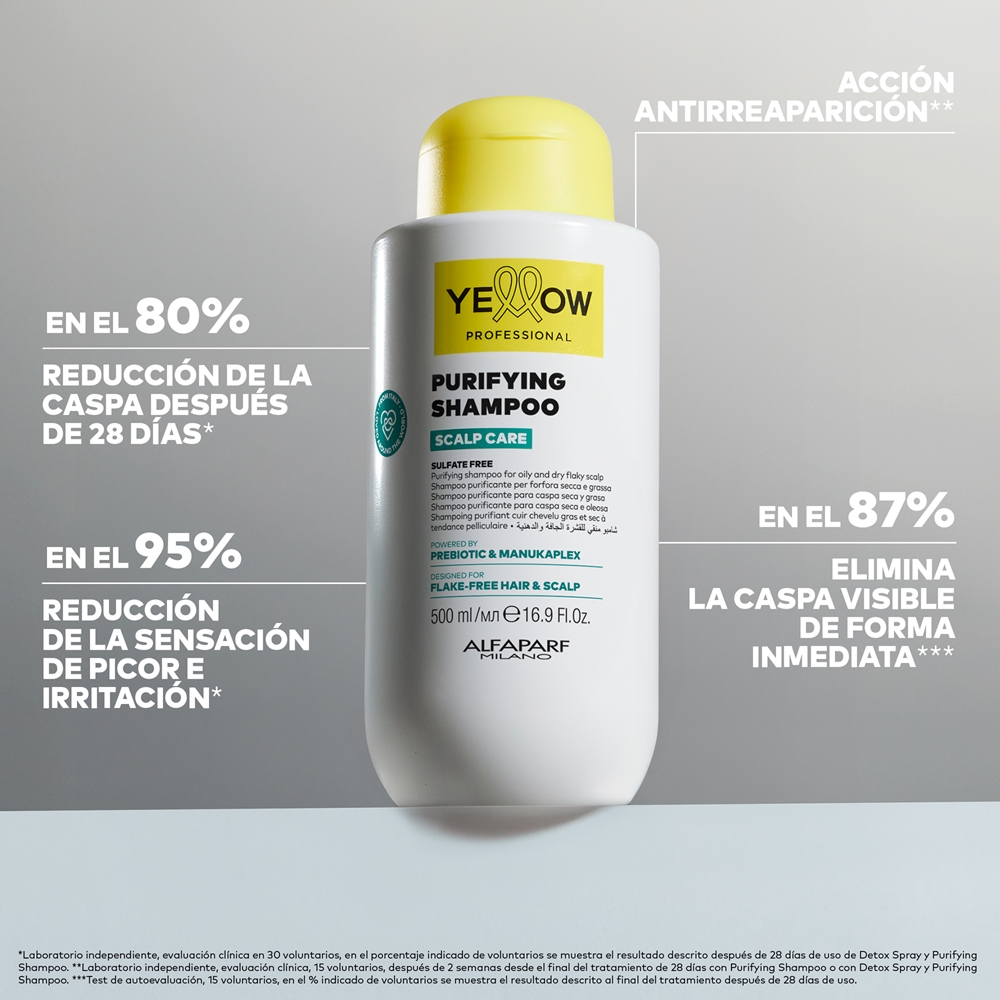 Шампунь против перхоти Yellow Professional Scalp Care Purifying Shampoo очищающий, 500 мл — фото 3