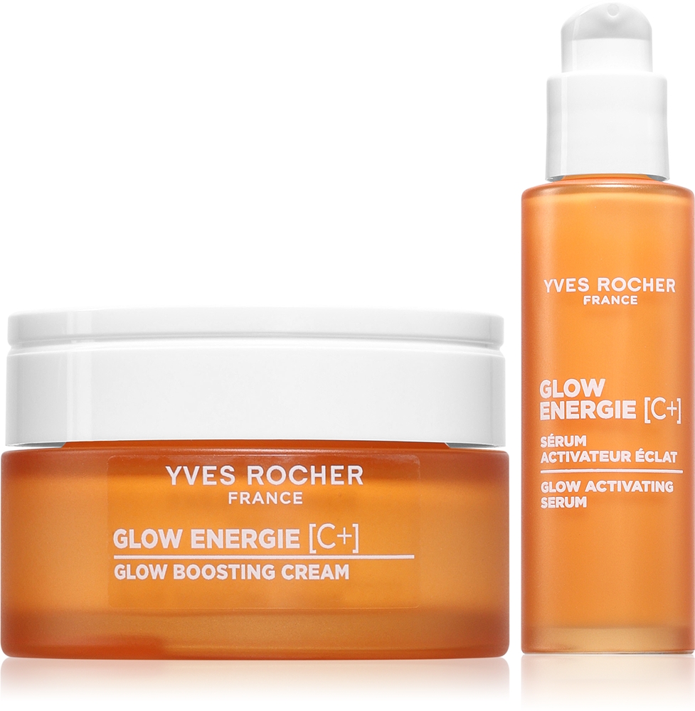 Yves Rocher Glow Energie - Набор для лица Glow Energie осветляющий крем и сыворотка