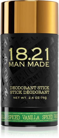 18.21 Man Made Spiced Vanilla Deodorant Stick tuhý deodorant bez obsahu hliníkových solí
