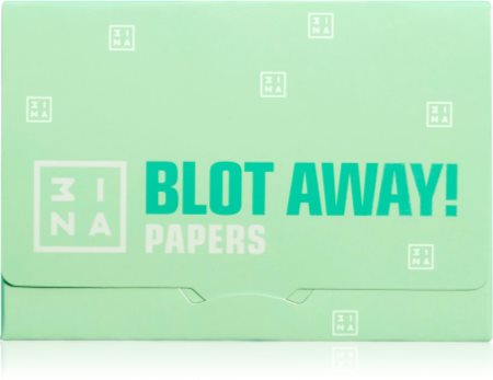 3INA Blot Away Papers riebalų perteklių sugeriantys popieriaus lapeliai