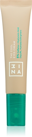 3INA The Cool Eyes Cream gel refrescante para os olhos com cafeína