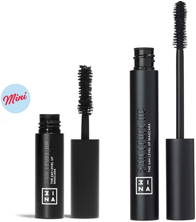 3INA The 24H Level Up Mascara Mini dlouhotrvající řasenka