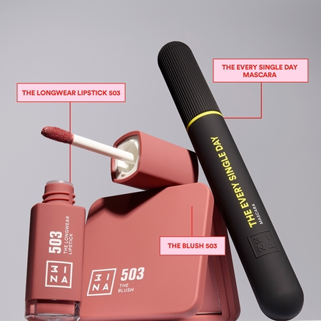 3INA Kit The Love One makeup set in gift packaging