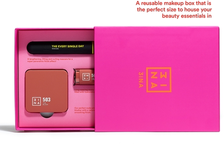 3INA Kit The Love One makeup set in gift packaging