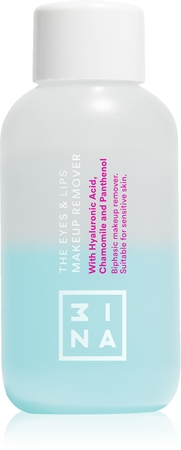 3INA Skincare The Eyes & Lips Makeup Remover dvojfázový odličovač očí a pier