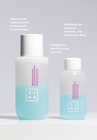 3INA Skincare The Eyes & Lips Makeup Remover dvojfázový odličovač očí a pier