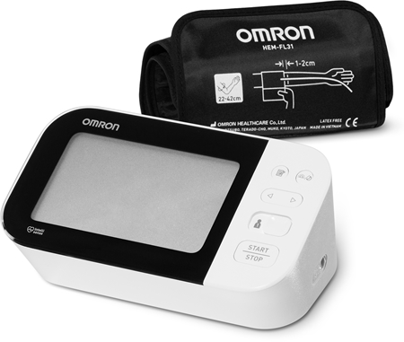 Omron M7 Intelli IT s AFib + zdroj (set) digitální tlakoměr