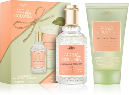 4711 Acqua Colonia White Peach & Coriander poklon set II. uniseks
