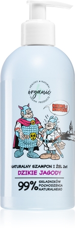 4Organic Kajko & Kokosz Wild Berries Shampoo und Waschgel 2in1 für Kinder