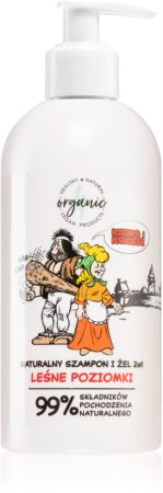 4Organic Kajko & Kokosz Wild Strawberries Shampoo und Waschgel 2in1 für Kinder