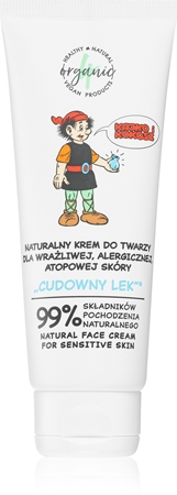 4Organic Kajko & Kokosz creme facial suave para pele sensível e atópica