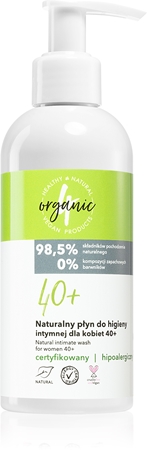4Organic 40+ emulzija za intimno higieno za obdobje menopavze