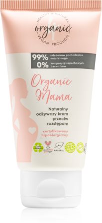 4Organic Organic Mama Körpercreme gegen Striae für Schwangere und junge Mütter