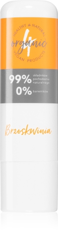 4Organic Lip Peach baume à lèvres nourrissant