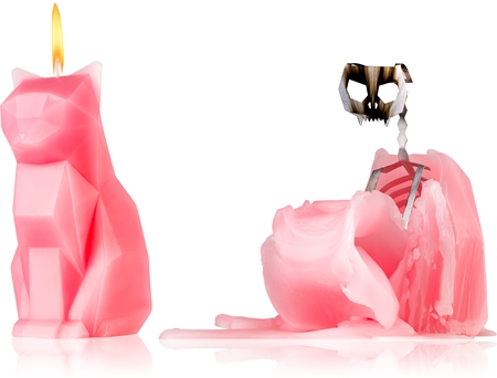 54 Celsius PyroPet KISA (Cat) kerze dusty pink