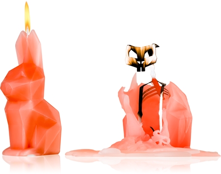 54 Celsius PyroPet HOPPA (Bunny) sveča peach