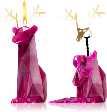 54 Celsius PyroPet DYRI (Reindeer) kerze burgundy