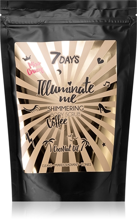 7DAYS ILLUMINATE ME Miss Crazy kávový tělový peeling
