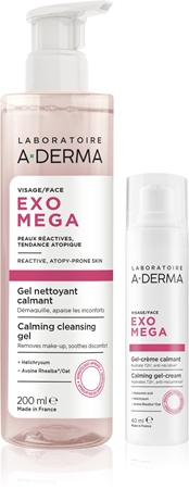 A-Derma Exomega Calming Set set for dry to atopic skin
