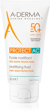A-Derma Protect AC Mattifying Fluid zmatňujúci pleťový fluid SPF 50+