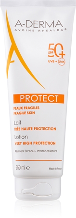 A-Derma Protect Skyddande mjölk SPF 50+