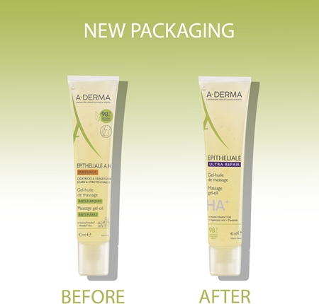 A-Derma Epitheliale A.H. Duo Massage Gel-Oil Massaaži geel-õli armidele ja venitusarmidele