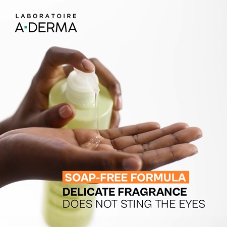 A-Derma Exomega Control 2 in 1 emollient cleansing gel Duschgel für trockene bis atopische Haut