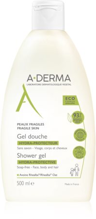 A-Derma Hydra-Protective niezwykle delikatny żel pod prysznic dla całej rodziny