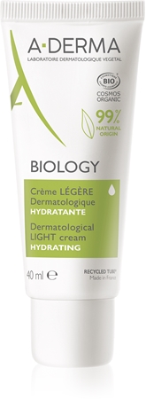 A-Derma Biology Light Moisturizing Cream for normal and combination skin