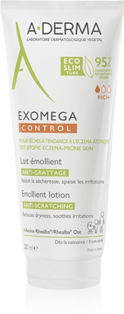 A-Derma Exomega Control Emollient Lotion tělové mléko proti podráždění a svědění pokožky