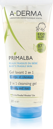 A-Derma Primalba Baby мийний гель для тіла й волосся для дітей