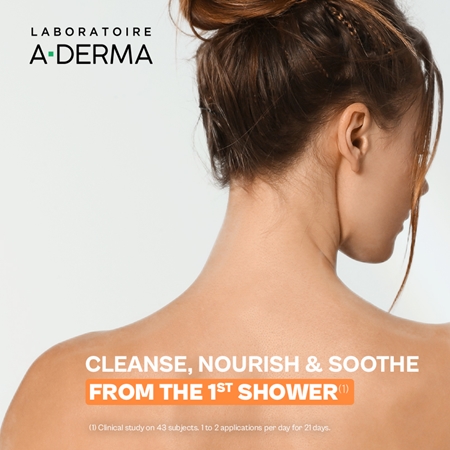 A-Derma Exomega Control Emollient Shower Oil Mīkstinoša dušas eļļa uzpilde
