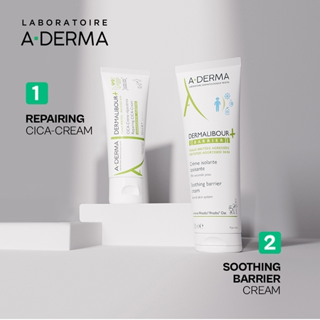 A-Derma Dermalibour+ Barrier raminamasis kremas odos apsaugai